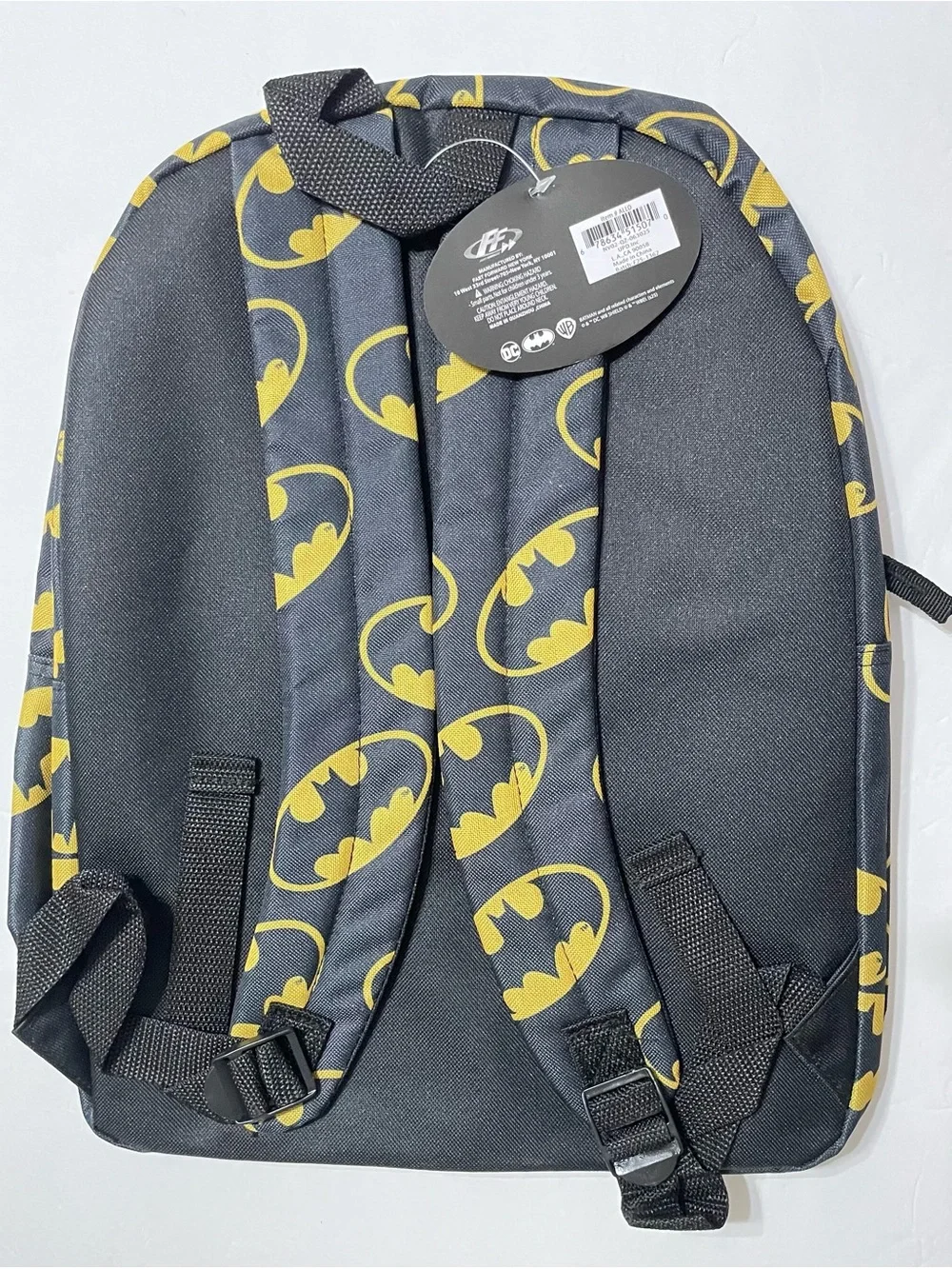Large Backpack - DC Comics Batman - Logo SIgn All-over Print 16
